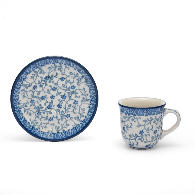 Polish Pottery Shop - Espresso Cup and Saucer