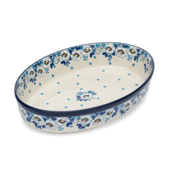 Oval dish 31/21.5cm Ceramika Artystyczna Bolesławiec
