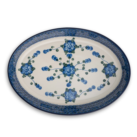 Oval dish 31/21.5cm Ceramika Artystyczna Bolesławiec