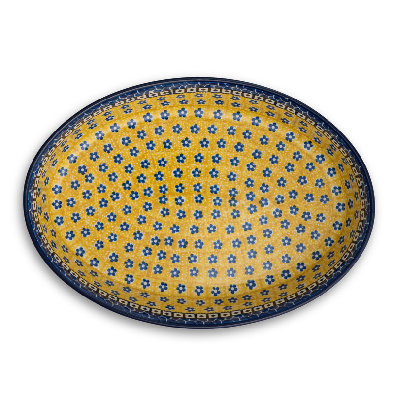 Oval dish 31/21.5cm Ceramika Artystyczna Bolesławiec