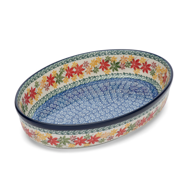 Oval dish 31/21.5cm Ceramika Artystyczna Bolesławiec