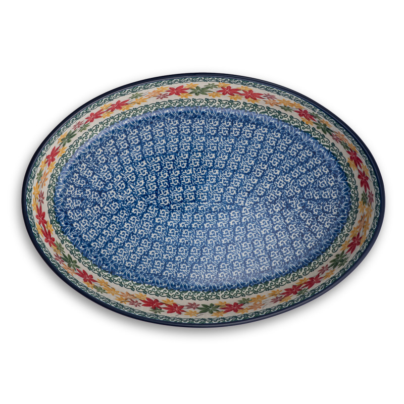 Oval dish 31/21.5cm Ceramika Artystyczna Bolesławiec