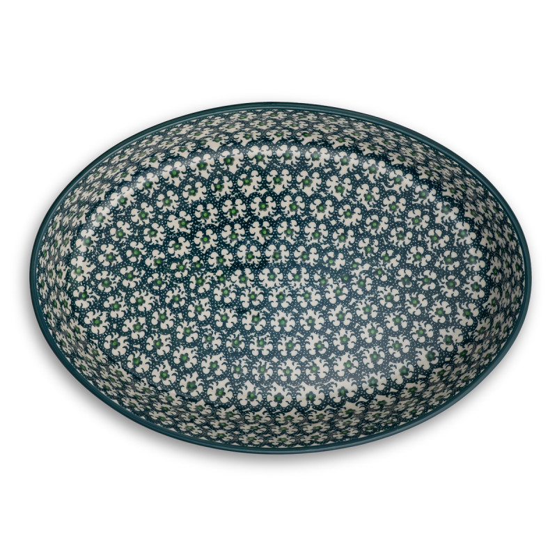 Oval dish 31/21.5cm Ceramika Artystyczna Bolesławiec