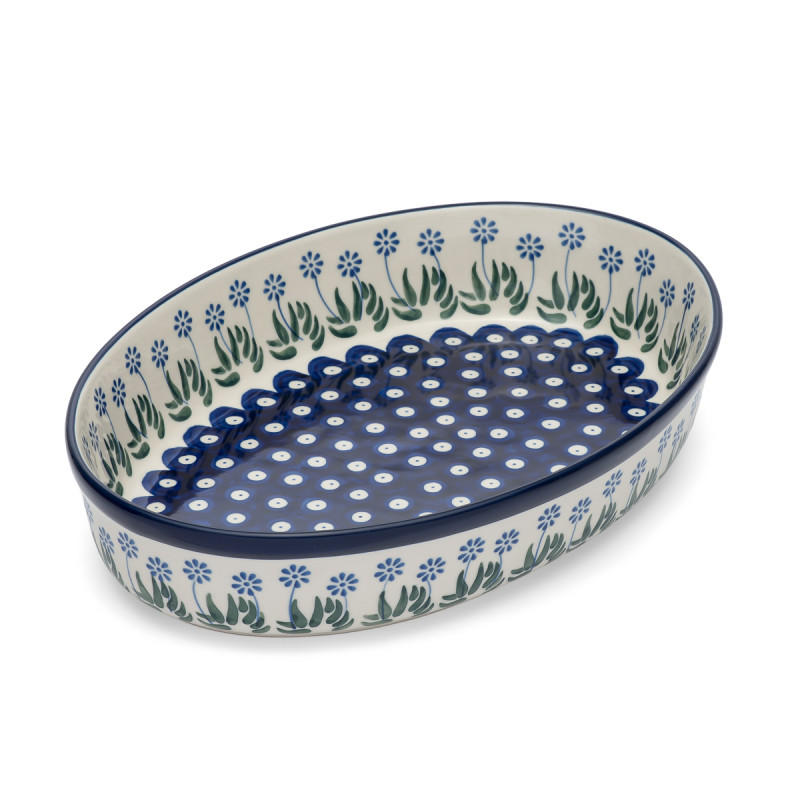 Oval dish 31/21.5cm Ceramika Artystyczna Bolesławiec