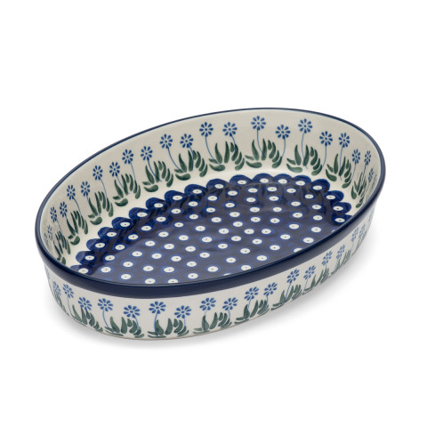 Oval dish 31/21.5cm Ceramika Artystyczna Bolesławiec
