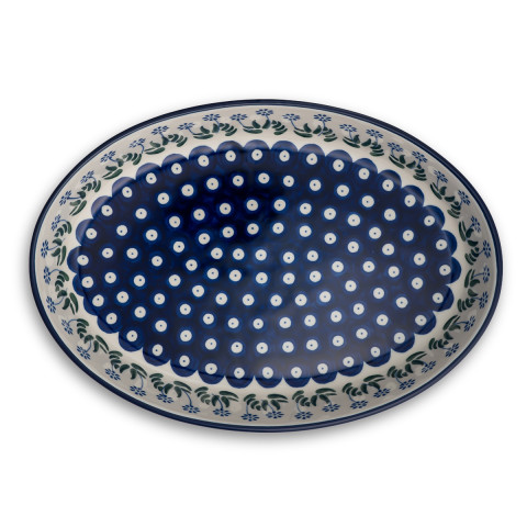 Oval dish 31/21.5cm Ceramika Artystyczna Bolesławiec