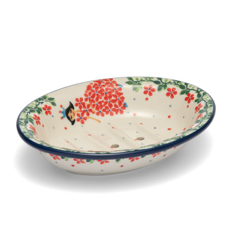 Soap dish with holes