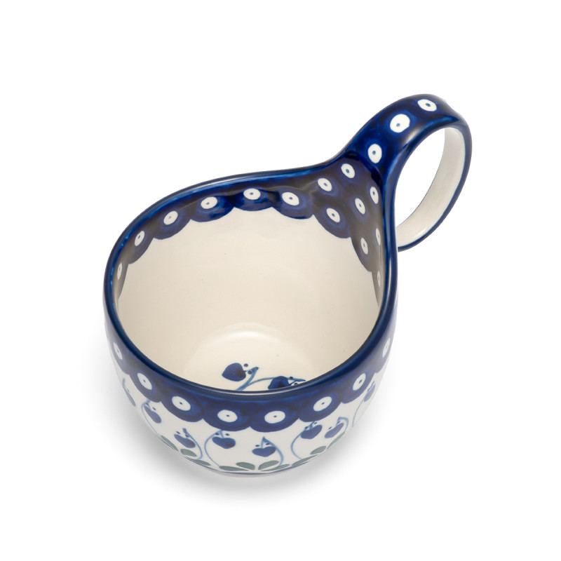 Bowl with loop handle