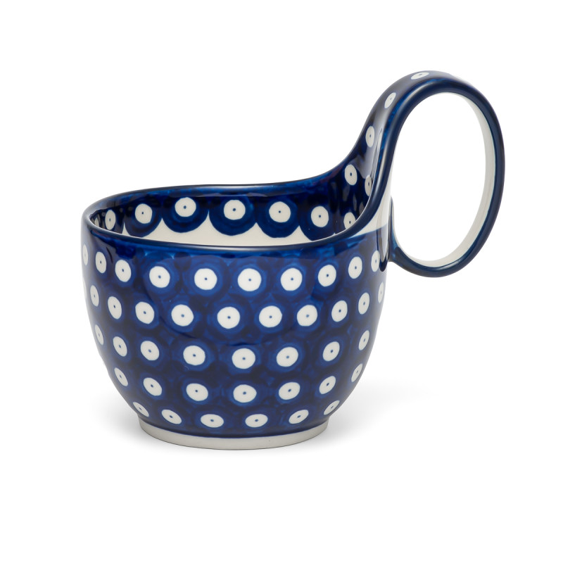 Bowl with loop handle