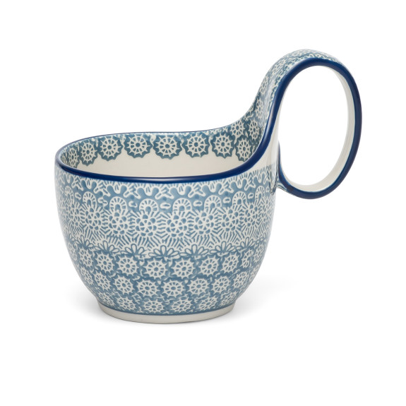 Bowl with loop handle