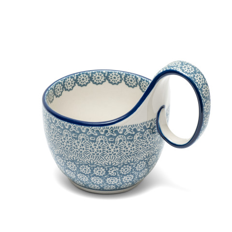 Bowl with loop handle