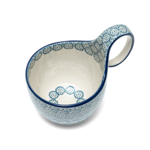 Bowl with loop handle
