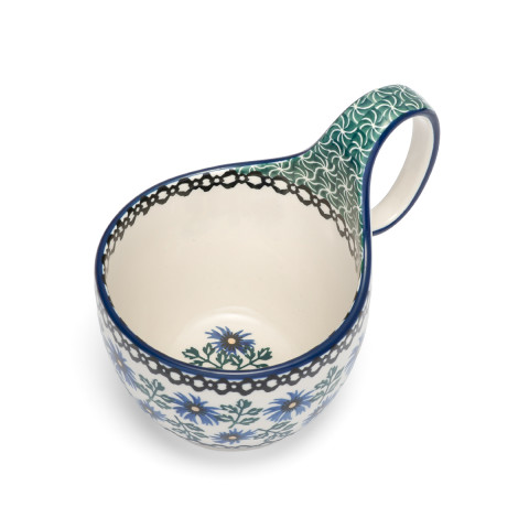 Bowl with loop handle