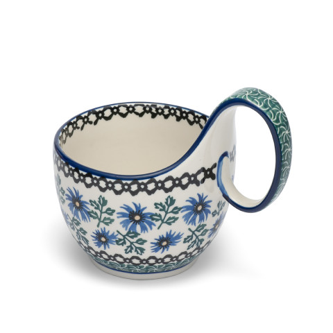 Bowl with loop handle