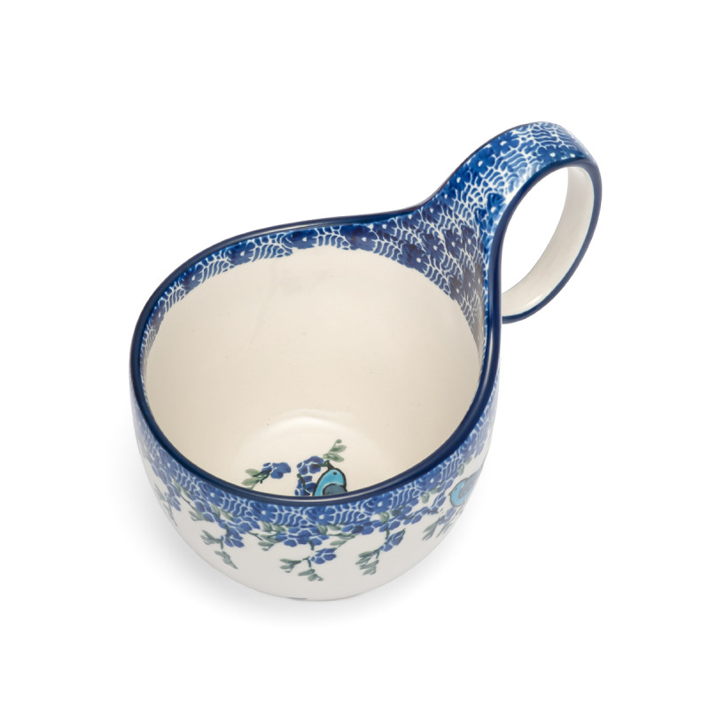 Bowl with loop handle