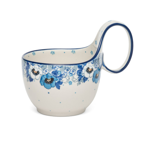 Bowl with loop handle