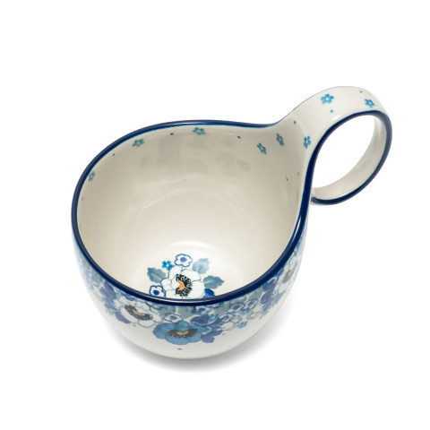 Bowl with loop handle