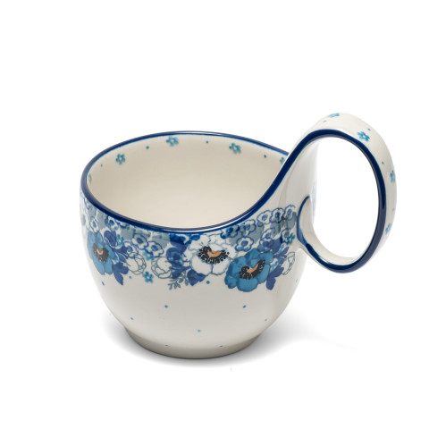 Bowl with loop handle