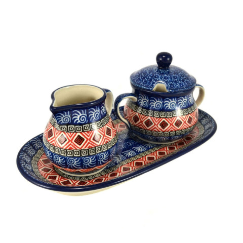 Sugar bowl and creamer set