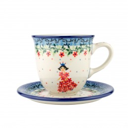 Cup and saucer 0.3L