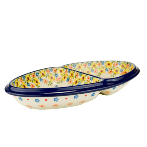 Divided serving dish