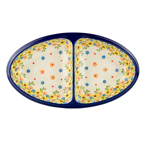 Divided serving dish