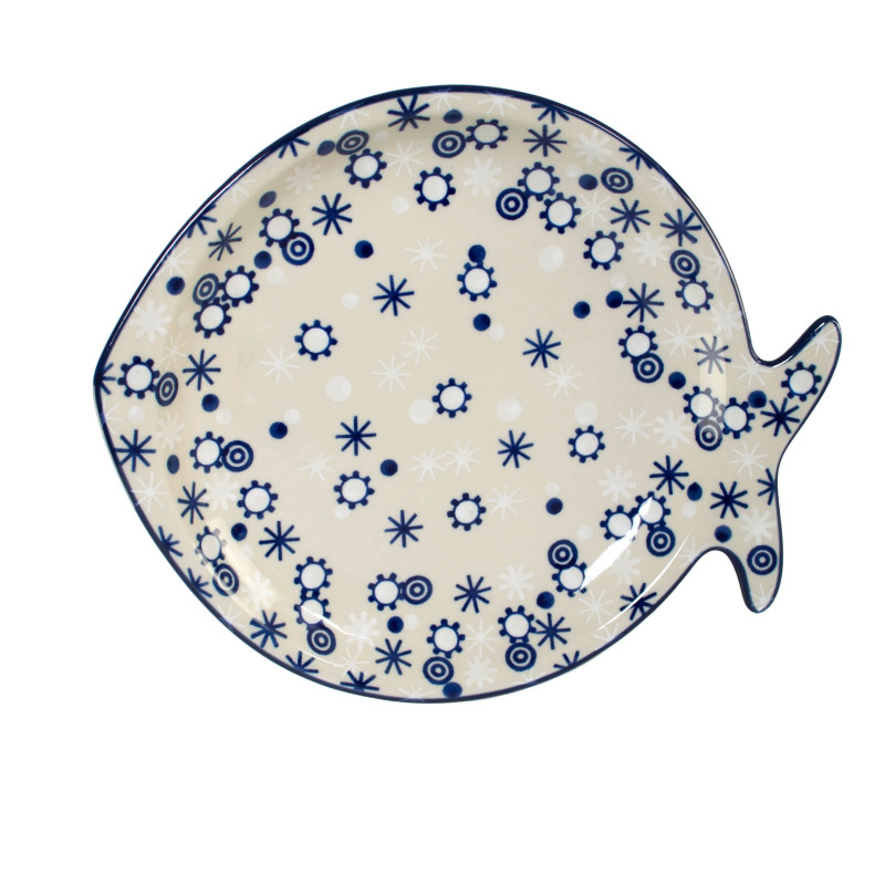 Fish platter 24.5/21cm