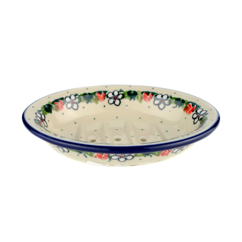 Soap dish with holes