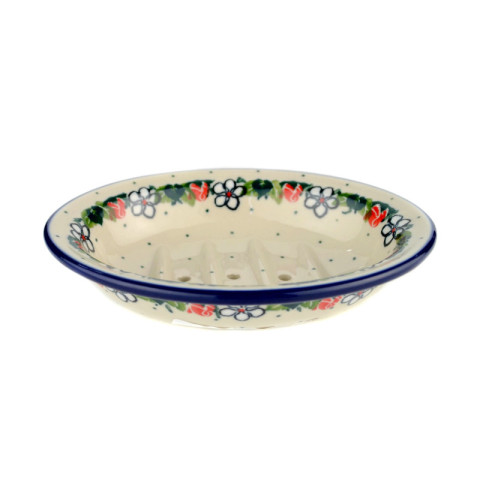 Soap dish with holes