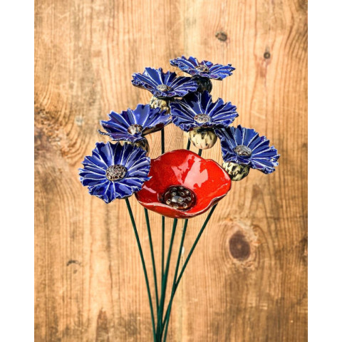 Ceramic Cornflower
