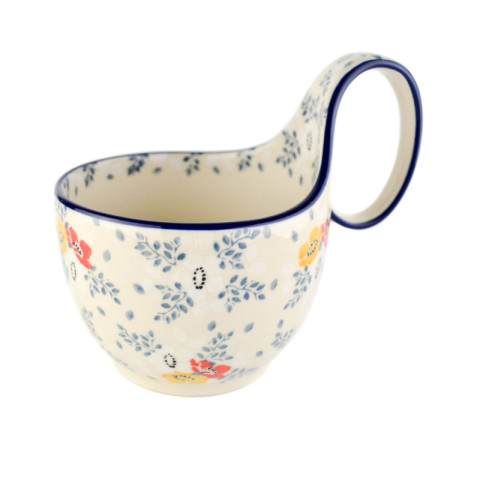 Bowl with loop handle