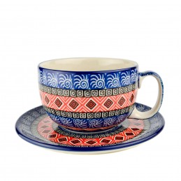 Cup and saucer 0.35l
