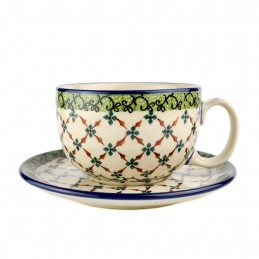 Cup and saucer 0.35l