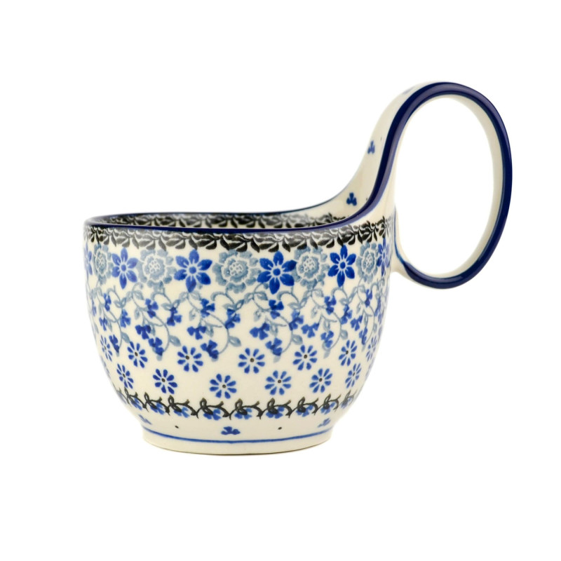 Bowl with loop handle