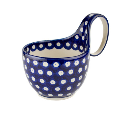 Bowl with loop handle