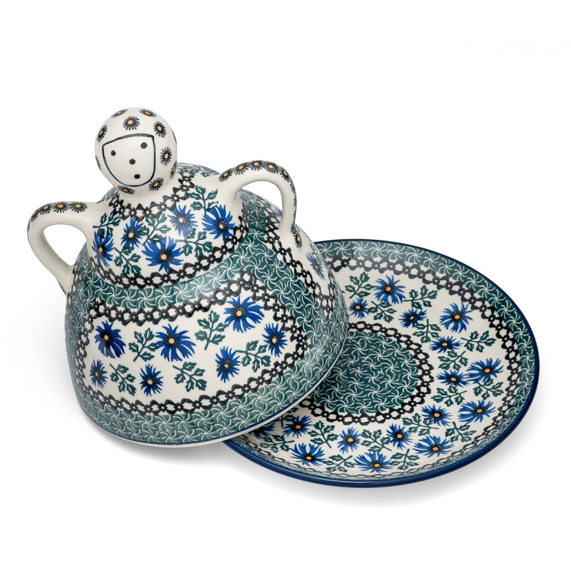 Polish Pottery Shop - Cheese lady