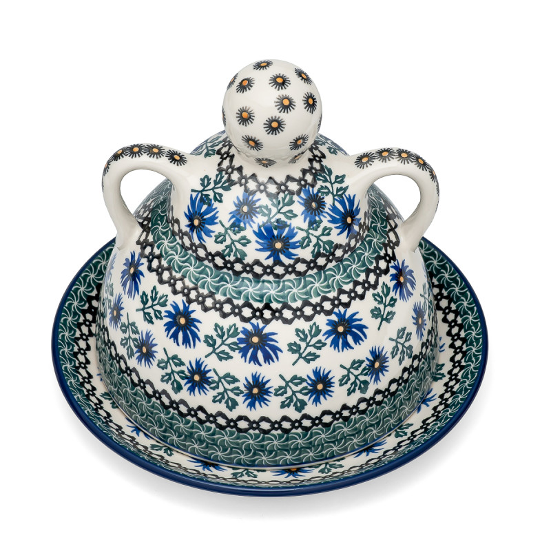 Polish Pottery Shop - Cheese lady