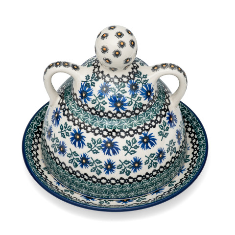 Polish Pottery Shop - Cheese lady
