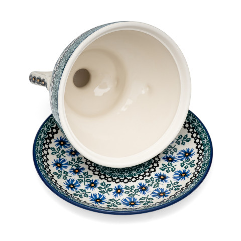 Polish Pottery Shop - Cheese lady